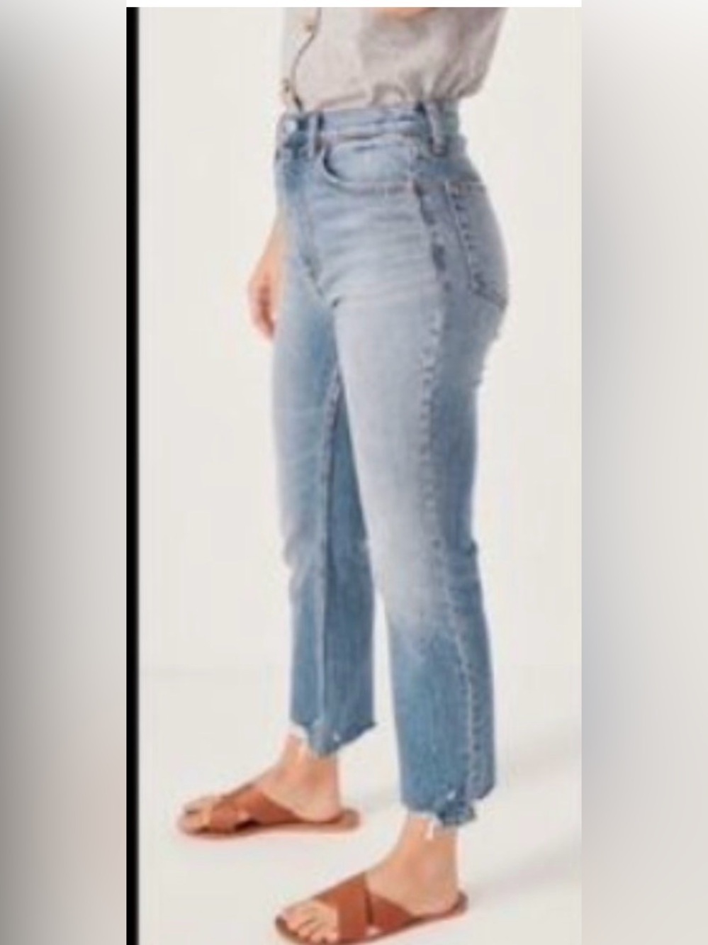 Abercrombie & Fitch Simone High Rise Ankle Straight Jeans Size 2/26